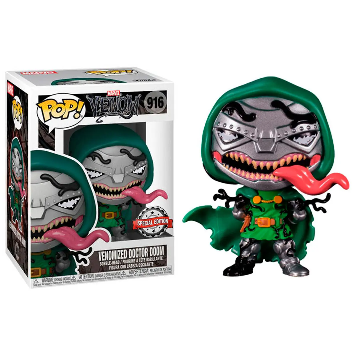 POP figure Marvel Venom Venomized Doctor Doom Exclusive product photo