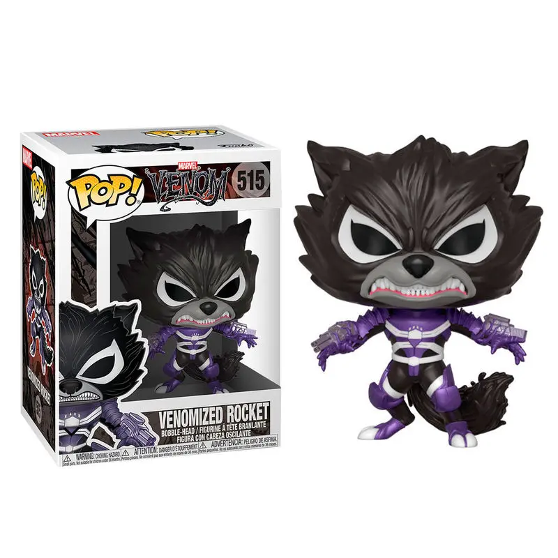 POP figure Marvel Venom Venomized Rocket Raccoon product photo