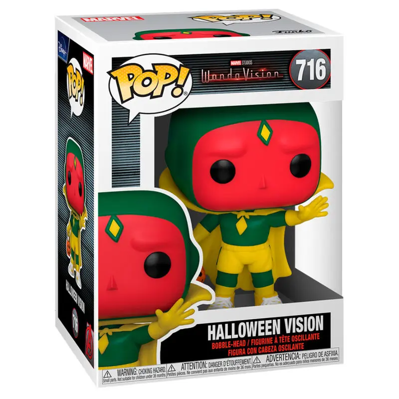 POP figure Marvel WandaVision Vision Halloween product photo