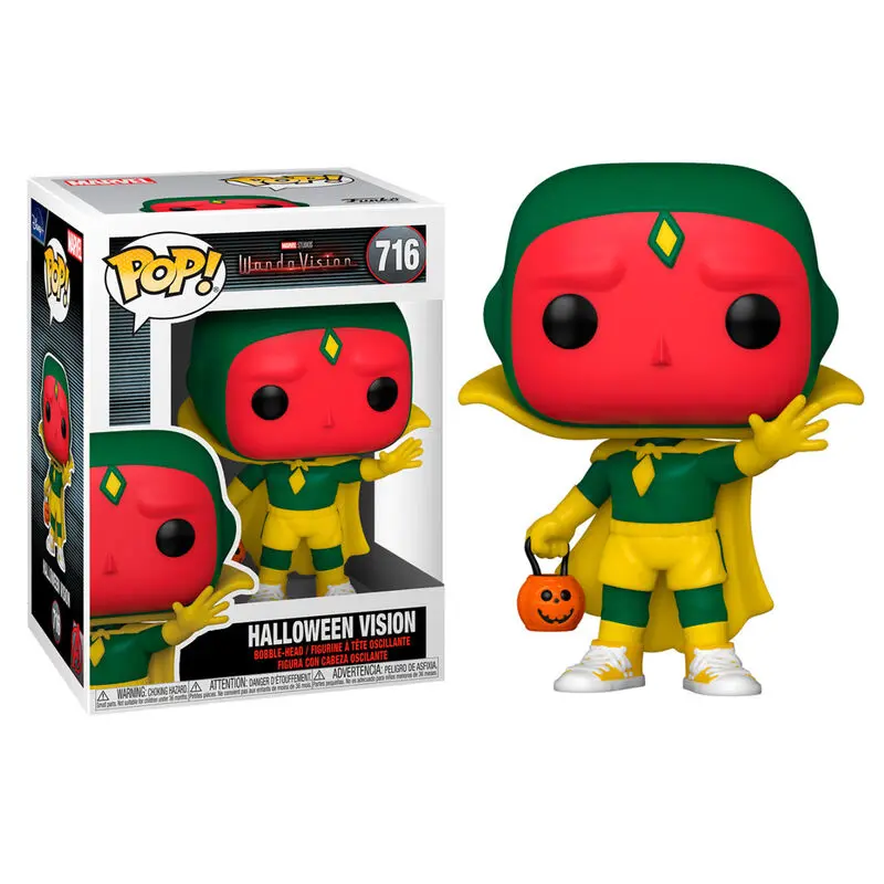 POP figure Marvel WandaVision Vision Halloween product photo