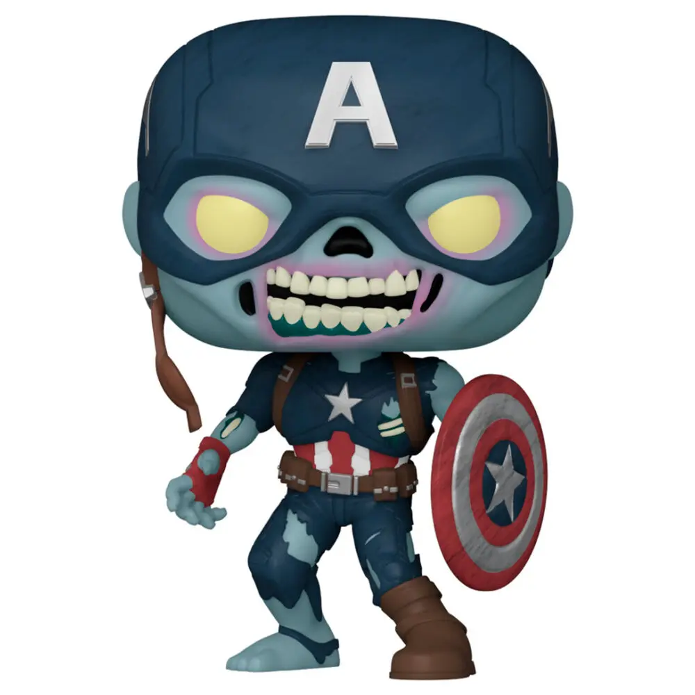 Marvel What If...? POP! TV Vinyl Figure Zombie Captain America 9 cm product photo