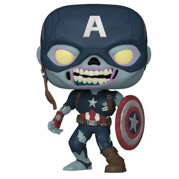 POP figure Marvel What If Zombie Captain America Exclusive 25cm termékfotó