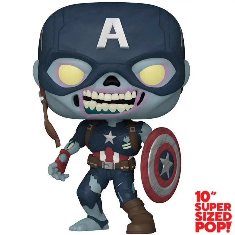 POP figure Marvel What If Zombie Captain America Exclusive 25cm termékfotó