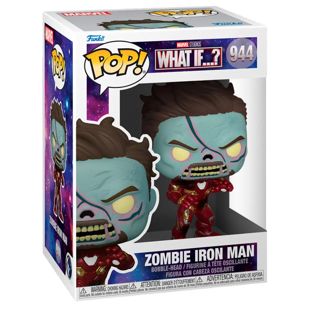 Marvel What If...? POP! TV Vinyl Figure Zombie Iron Man 9 cm termékfotó