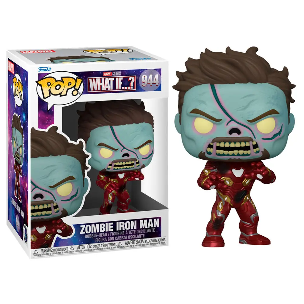 Marvel What If...? POP! TV Vinyl Figure Zombie Iron Man 9 cm termékfotó