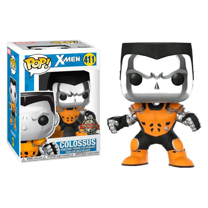 POP figure Marvel X-Force Colossus Silver Chrome Exclusive product photo