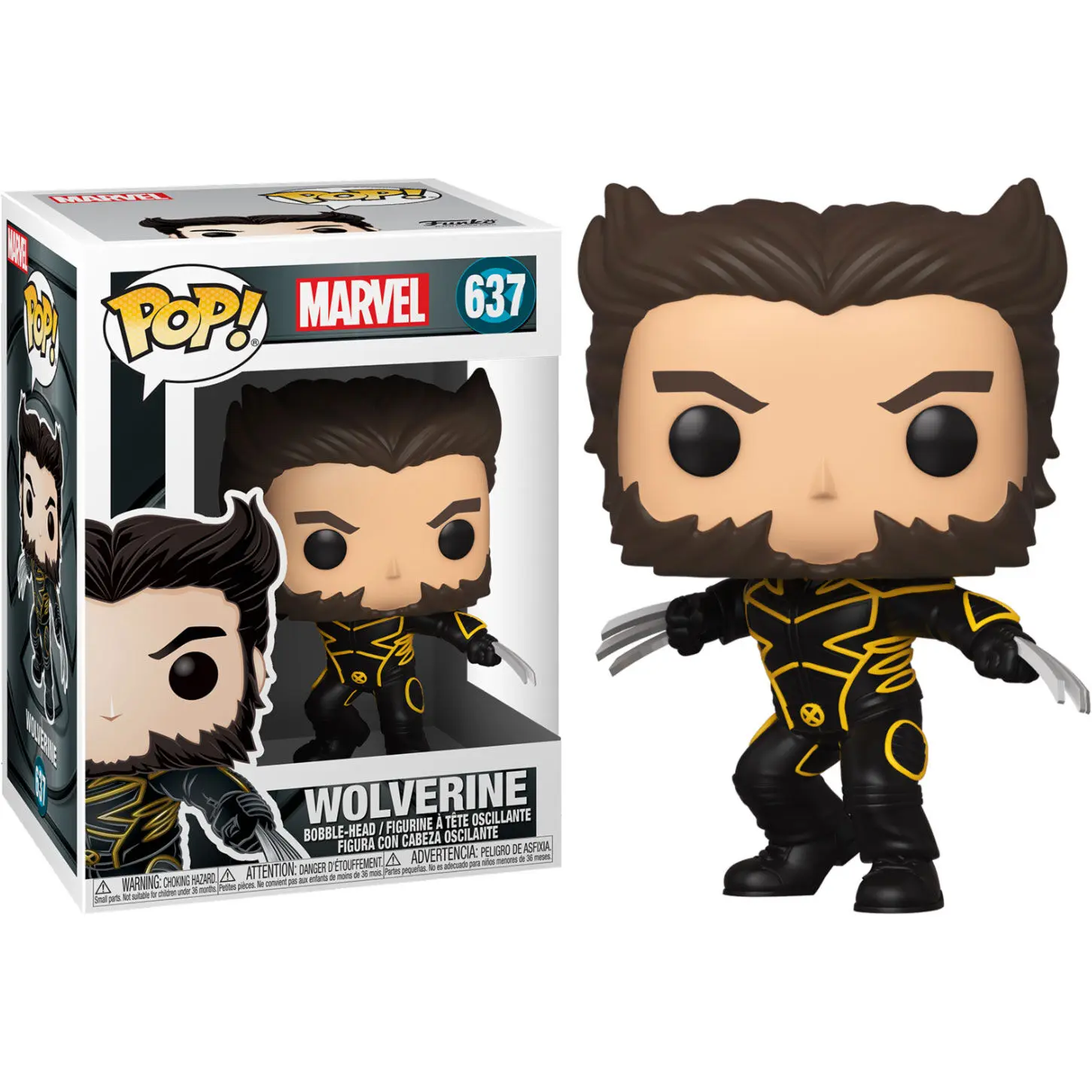 X-Men 20th Anniversary POP! Marvel Vinyl Figure Wolverine In Jacket 9 cm product photo