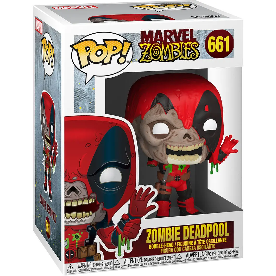 Marvel POP! Vinyl Figure Zombie Deadpool 9 cm termékfotó