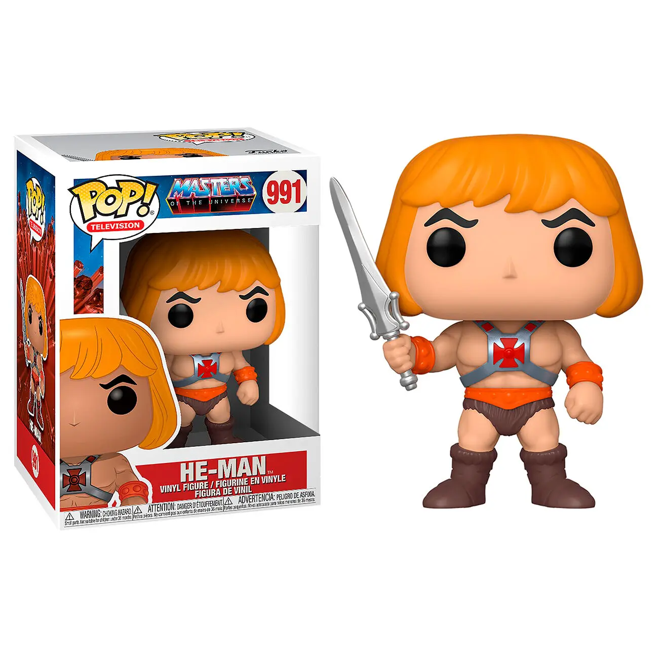 Masters of the Universe POP! Animation Vinyl Figure He-Man 9 cm termékfotó