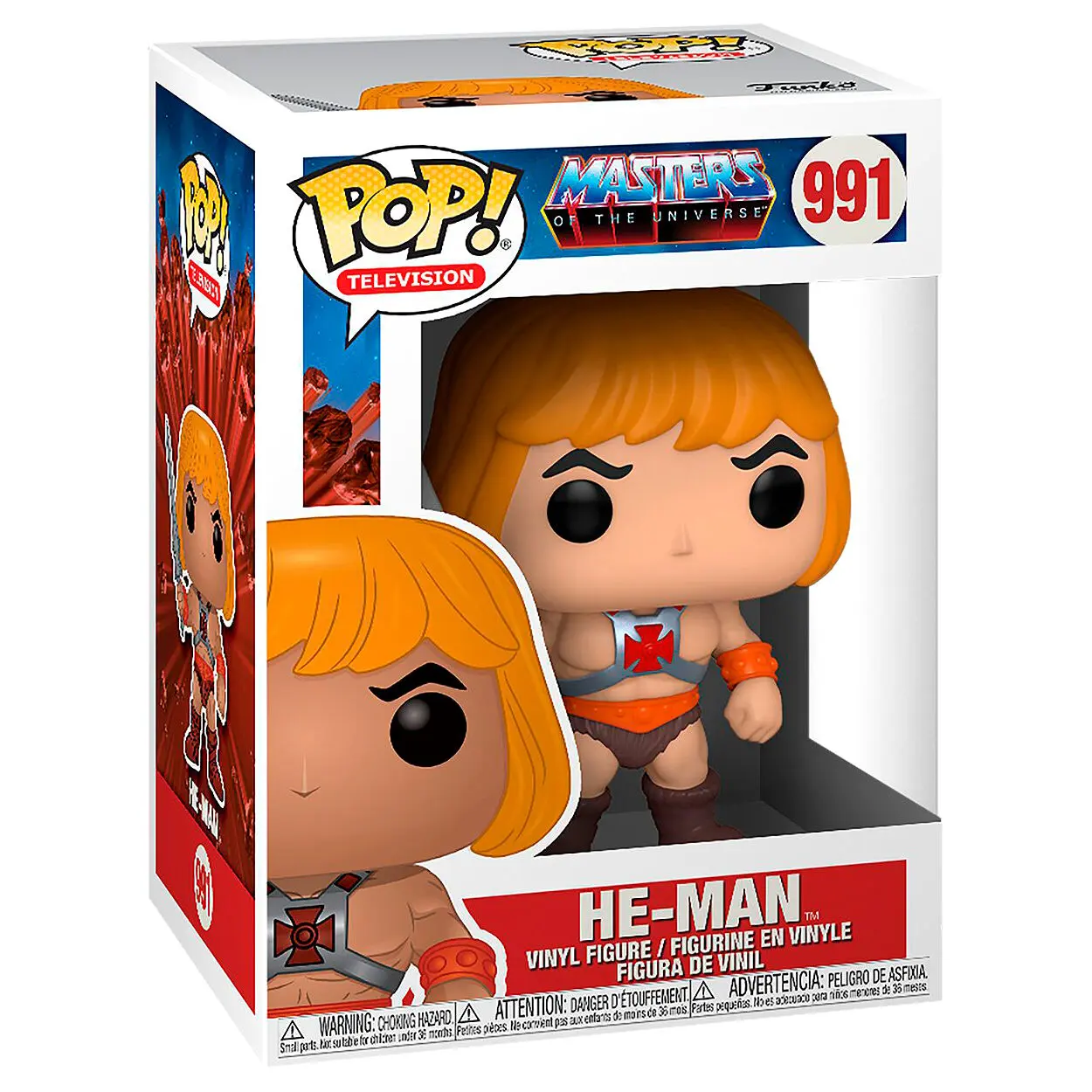 Masters of the Universe POP! Animation Vinyl Figure He-Man 9 cm termékfotó