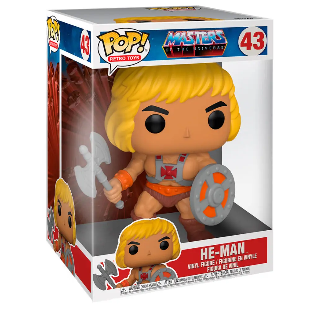 Masters of the Universe Super Sized POP! Vinyl Figure He-Man 25 cm termékfotó