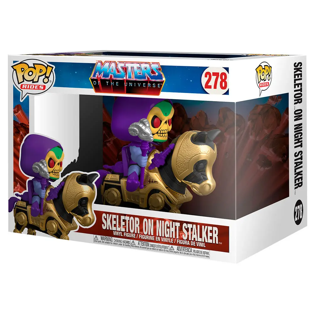 Masters of the Universe POP! Rides Vinyl Figure Skeletor w/Night Stalker 18 cm product photo