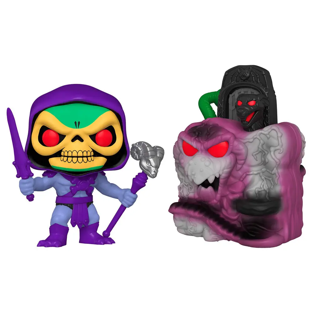 Masters of the Universe POP! Town Vinyl Figure Snake Mountain w/Skeletor 9 cm product photo