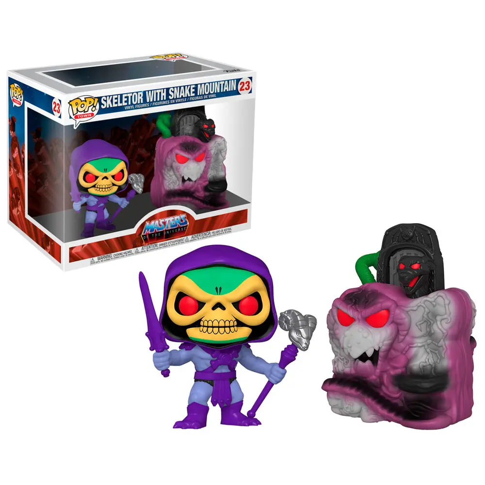 Masters of the Universe POP! Town Vinyl Figure Snake Mountain w/Skeletor 9 cm product photo