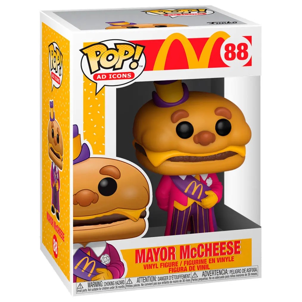 McDonald's POP! Ad Icons Vinyl Figure Mayor McCheese 9 cm product photo