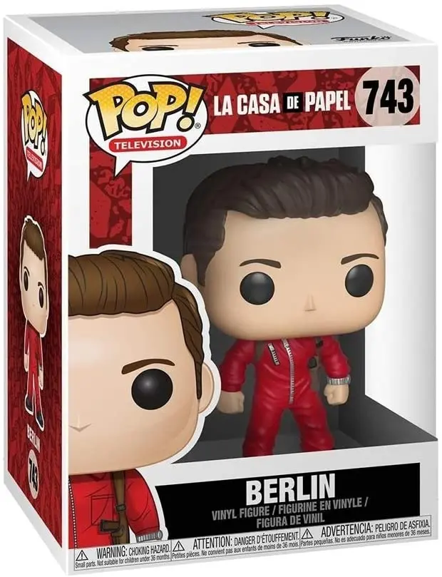 POP figure Money Heist Berlin termékfotó