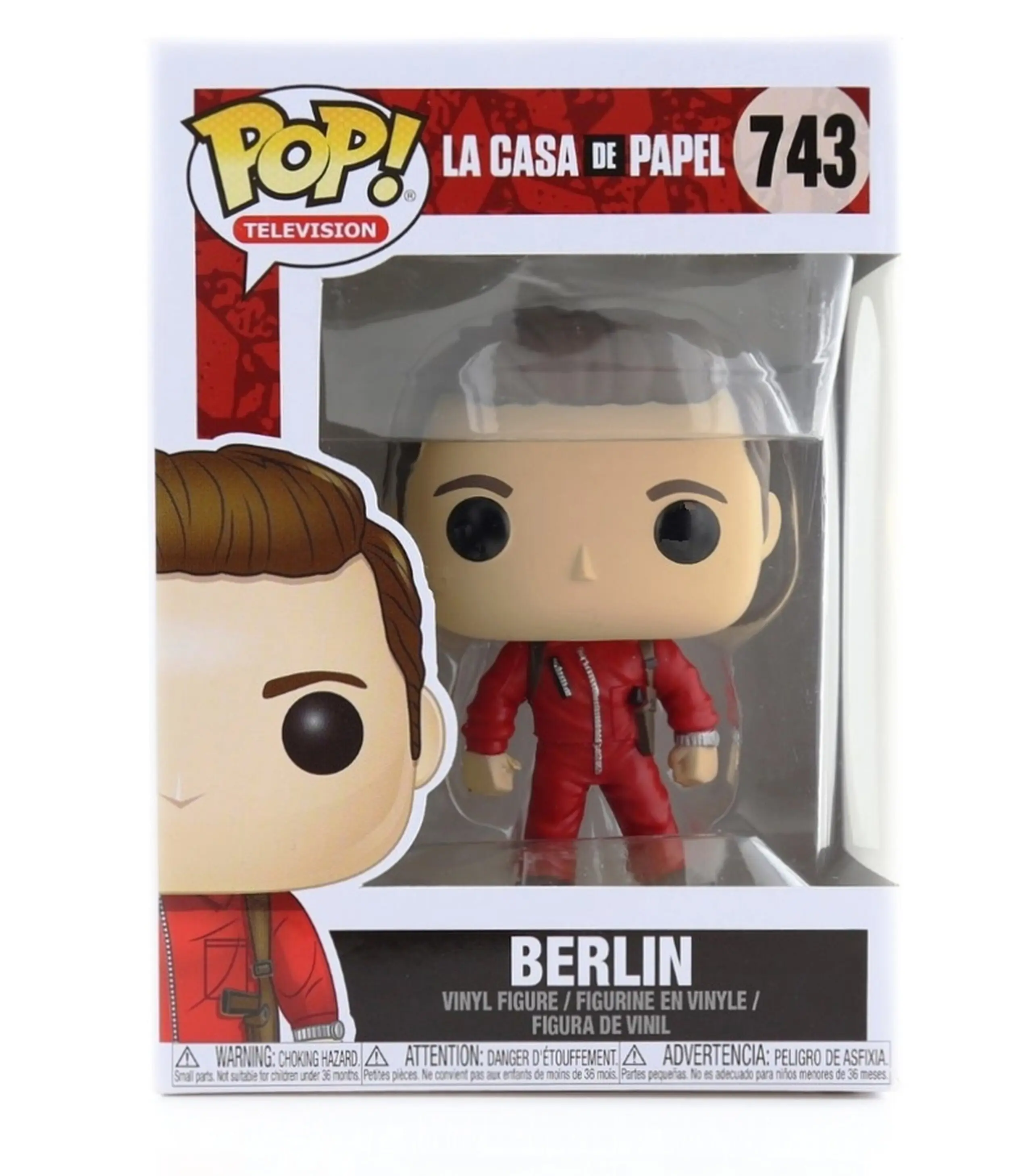 POP figure Money Heist Berlin termékfotó