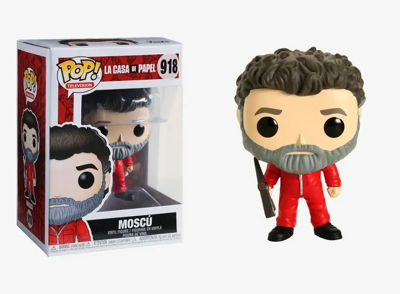 Money Heist POP! TV Vinyl Figure Moscow 9 cm product photo