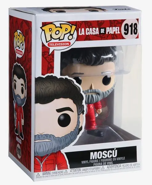 Money Heist POP! TV Vinyl Figure Moscow 9 cm product photo