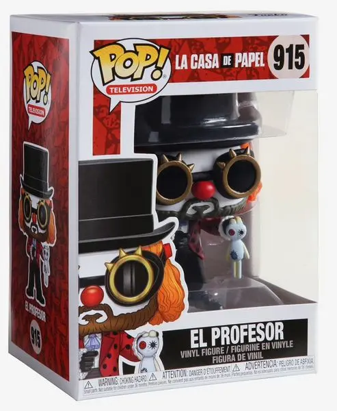 Money Heist POP! TV Vinyl Figure Professor O Clown 9 cm termékfotó