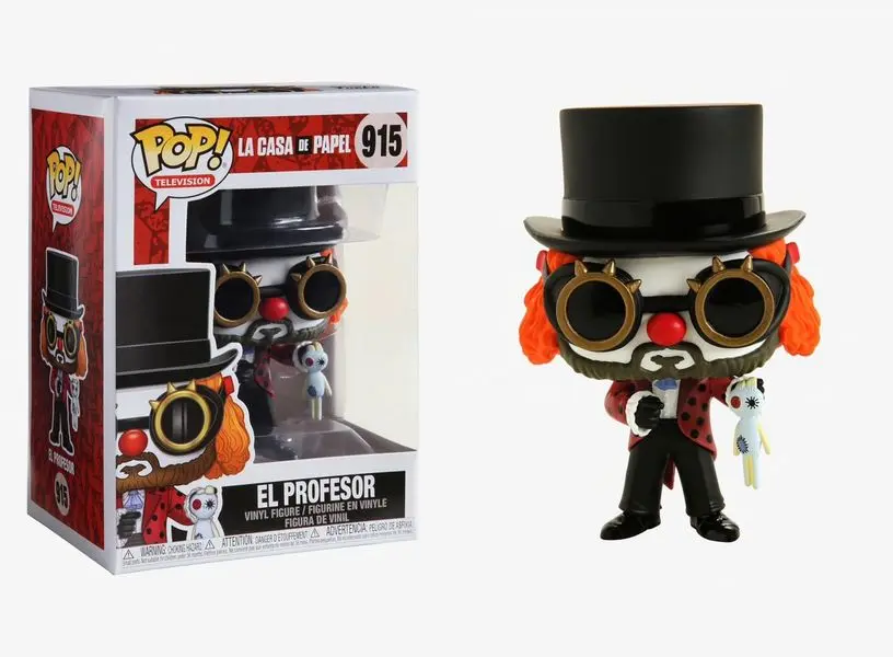 Money Heist POP! TV Vinyl Figure Professor O Clown 9 cm termékfotó