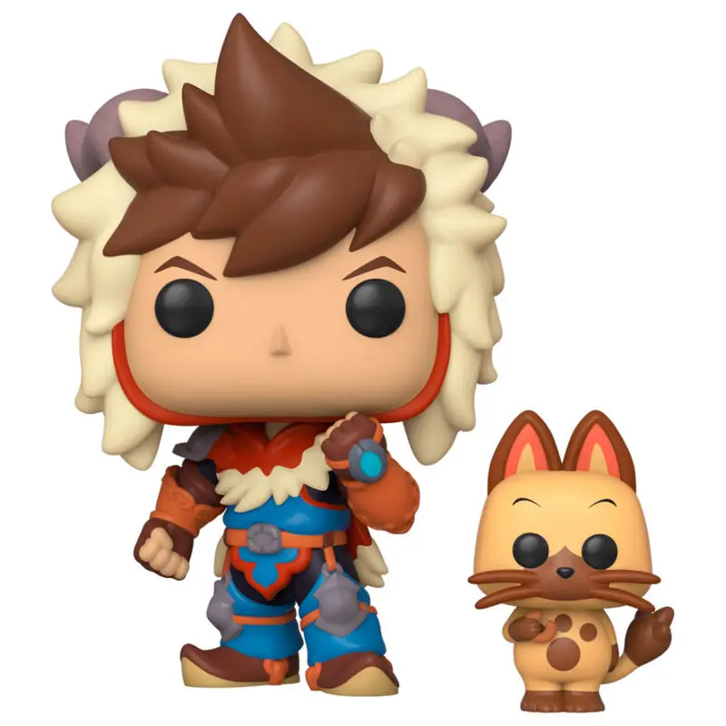 Monster Hunter Pop &amp; Buddy! Animation Vinyl Figure Lute &amp; Navirou 9 cm product photo