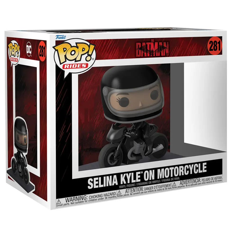 Batman POP! Rides Deluxe Vinyl Figure Selina on Motorcycle 15 cm product photo