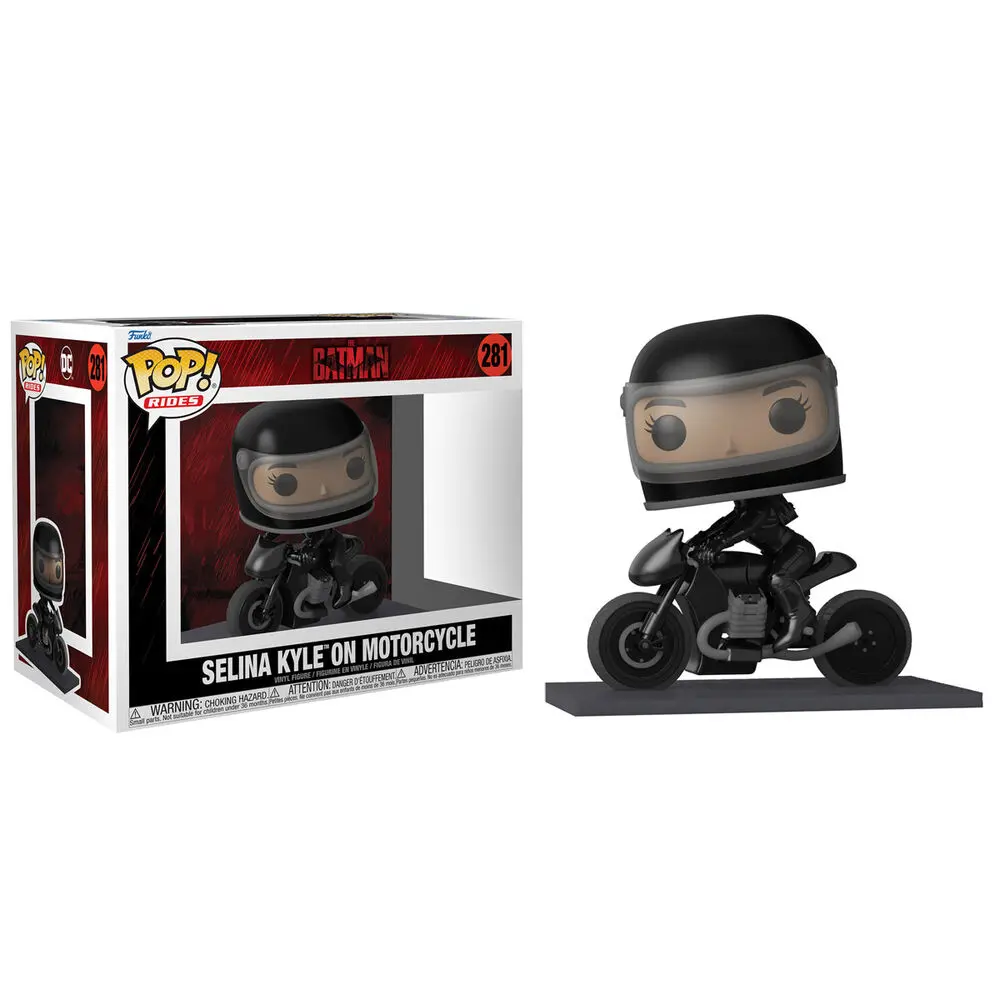 Batman POP! Rides Deluxe Vinyl Figure Selina on Motorcycle 15 cm product photo