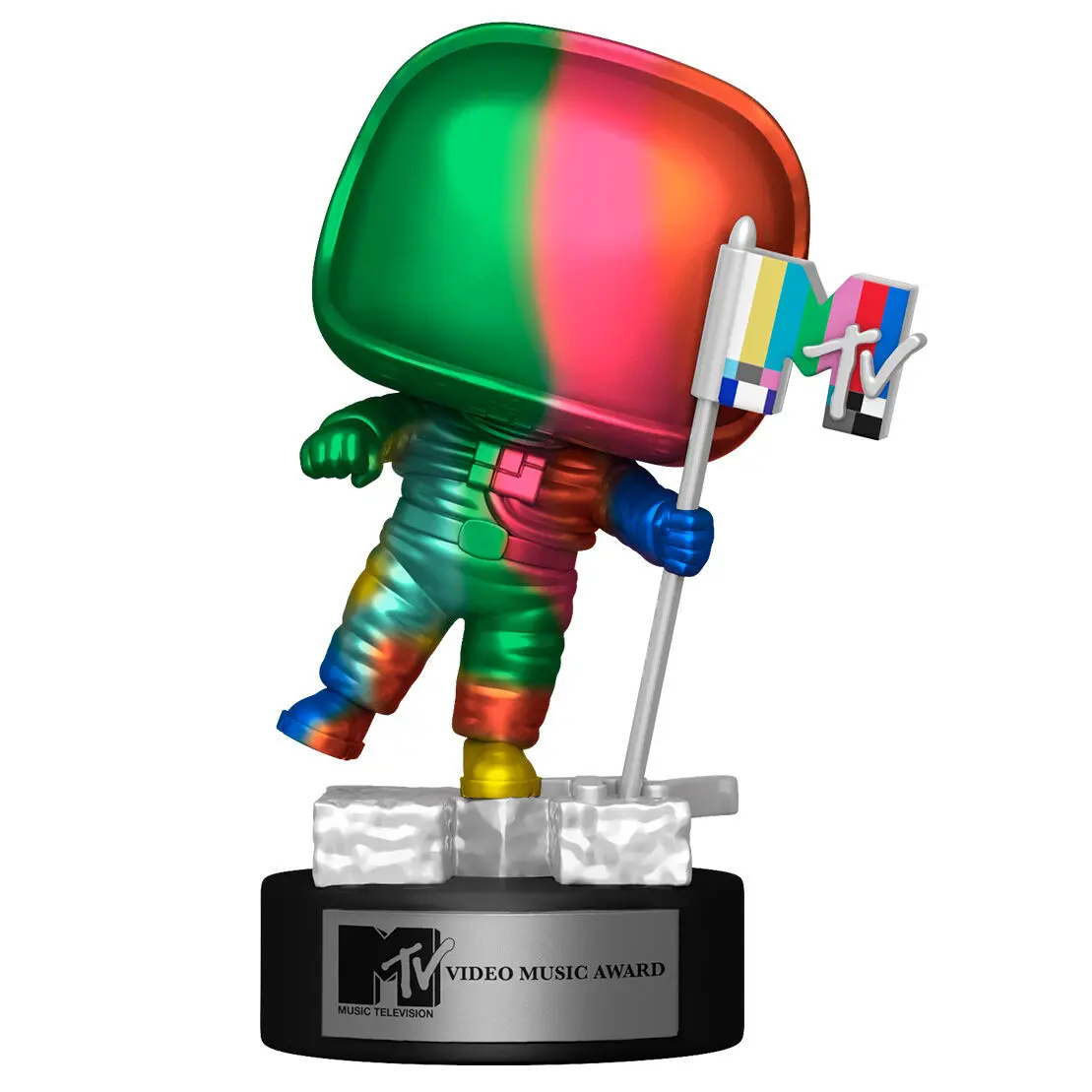 MTV POP! Ad Icons Vinyl Figure Moon Person (Rainbow) 9 cm product photo