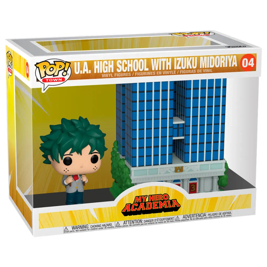 My Hero Academia POP! Town Vinyl Figure U.A. High School w/Deku in Uniform 9 cm product photo