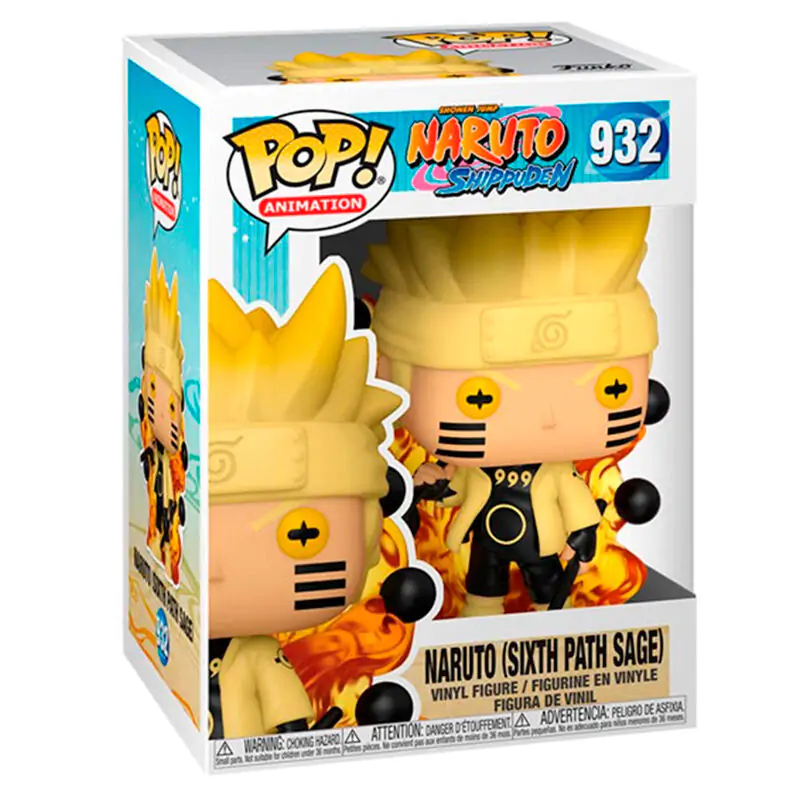 Naruto POP! Animation Vinyl Figure Naruto Six Path Sage 9 cm termékfotó