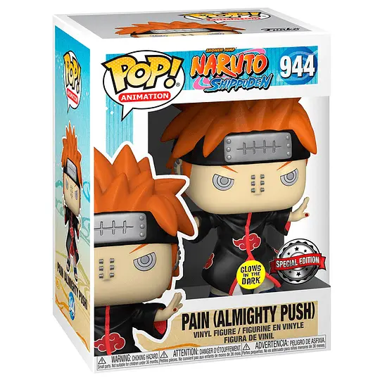 POP figure Naruto Pain Almighty Push Shinra Tensei Glow in the Dark Exclusive product photo