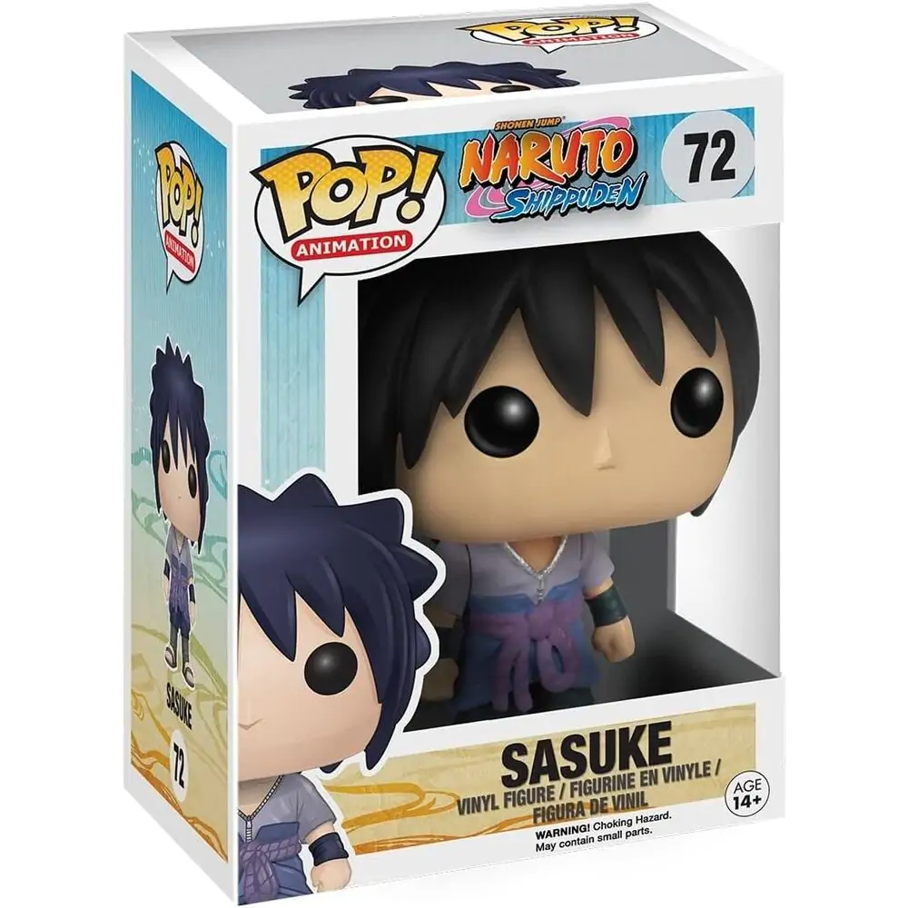 Naruto Shippuden POP! Animation Vinyl Figure Sasuke 9 cm termékfotó