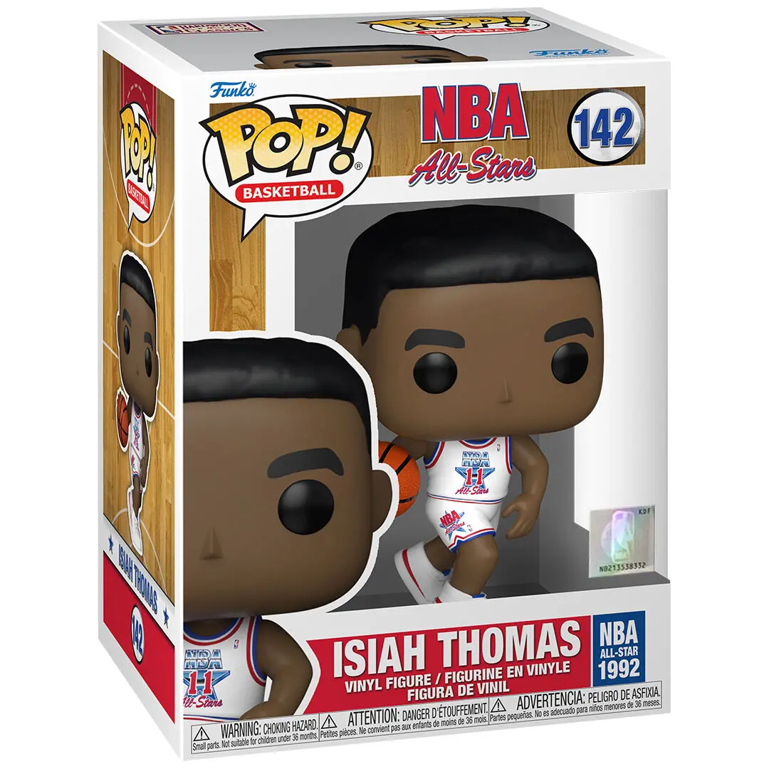 NBA Legends POP! Basketball Vinyl Figure Isiah Thomas (White All Star Uni 1992) 9 cm termékfotó