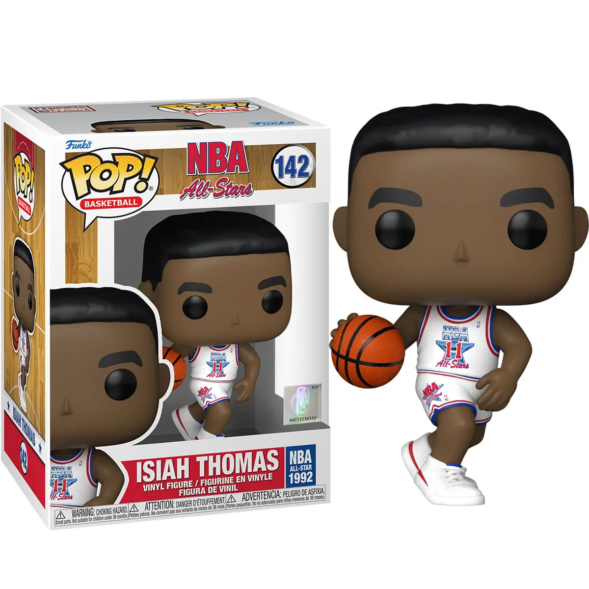 NBA Legends POP! Basketball Vinyl Figure Isiah Thomas (White All Star Uni 1992) 9 cm termékfotó