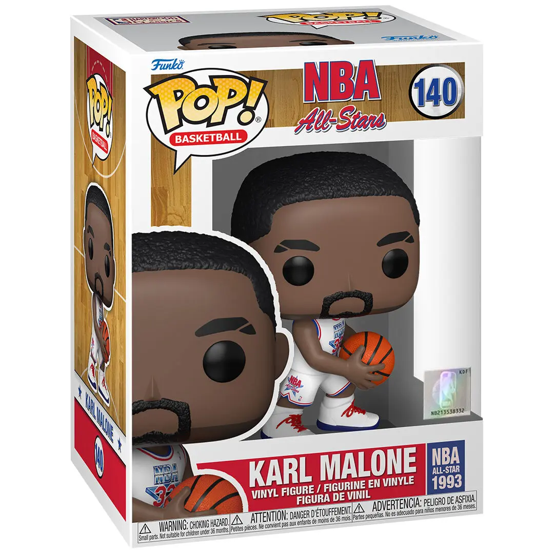 NBA Legends POP! Basketball Vinyl Figure Karl Malone (White All Star Uni 1993) 9 cm termékfotó