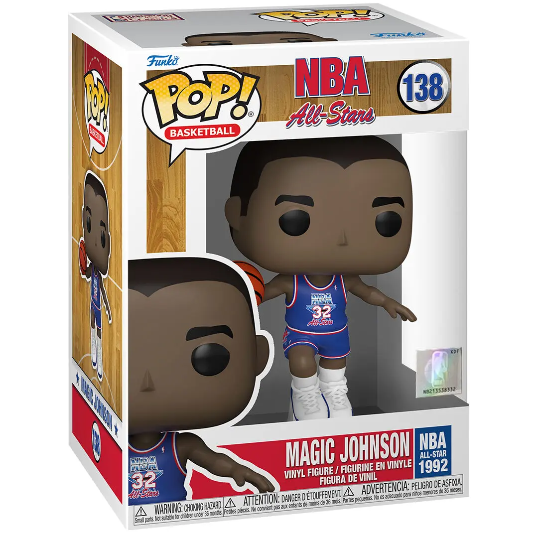 NBA Legends POP! Basketball Vinyl Figure Magic Johnson (Blue All Star Uni 1991) 9 cm termékfotó