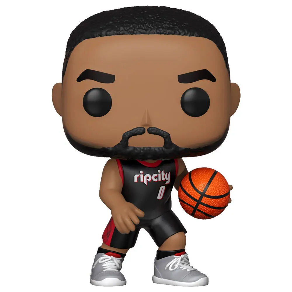 NBA Legends POP! Sports Vinyl Figure Blazers - Damian Lillard (White Jersey) 9 cm product photo
