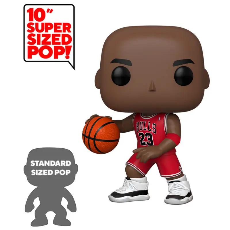NBA Super Sized POP! Vinyl Figure Michael Jordan (Red Jersey) 25 cm product photo