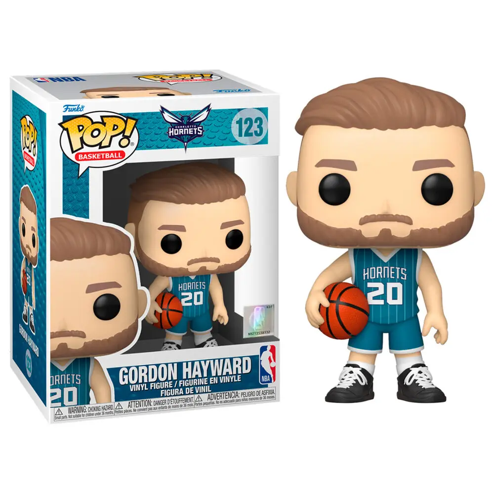 NBA Charlotte Hornets POP! Basketball Vinyl Figure Gordon Hayward (Teal Jersey) 9 cm product photo