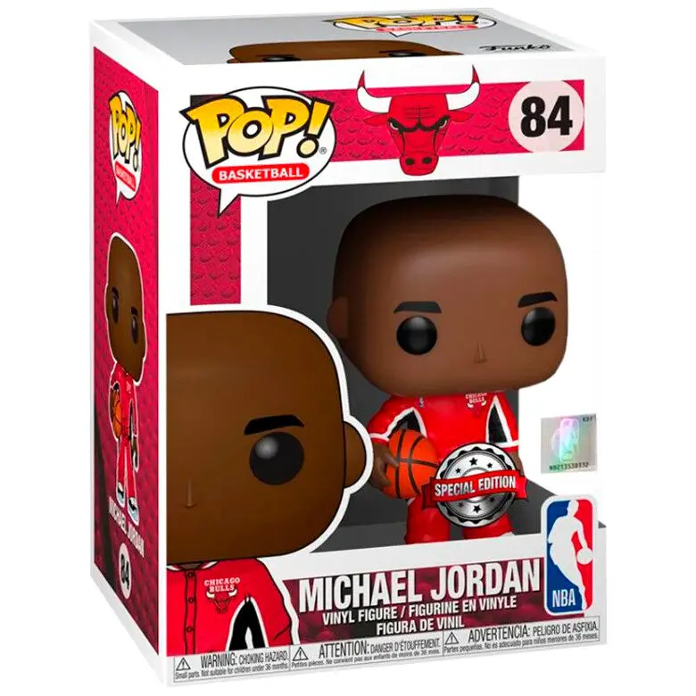 POP figure NBA Chicago Bulls Michael Jordan Red Warm Ups Exclusive product photo