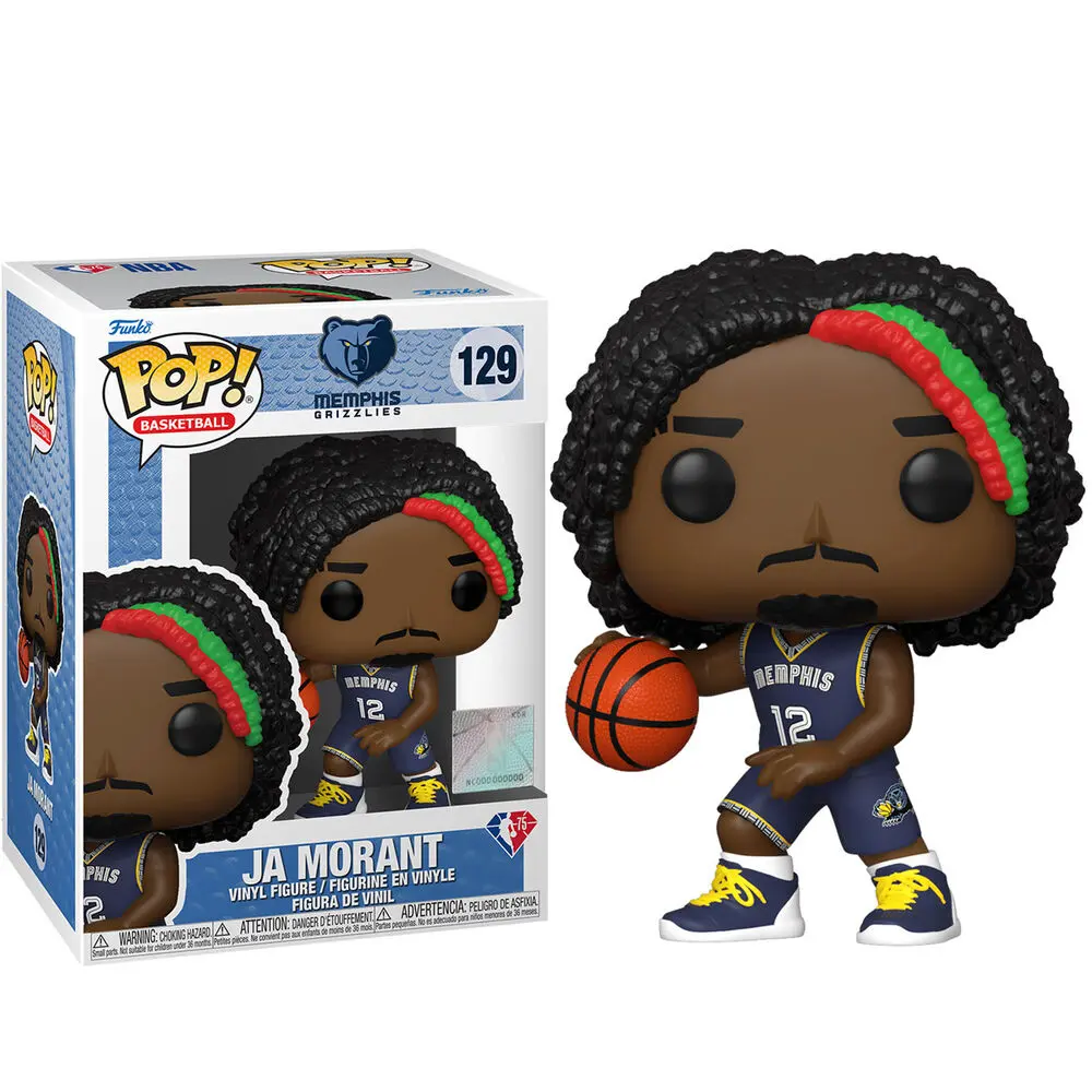 NBA Legends POP! Sports Vinyl Figure Grizzlies - Ja Morant (Dark Blue Jersey) 9 cm product photo