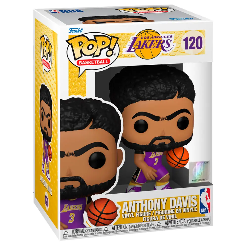 NBA Legends POP! Sports Vinyl Figure Lakers - Anthony Davis (Purple Jersey) 9 cm product photo