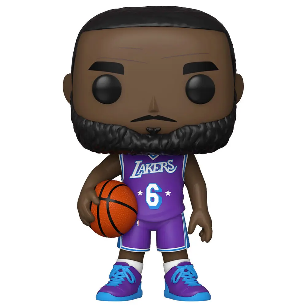 NBA Legends POP! Sports Vinyl Figure Lakers - LeBron James (Yellow Jersey) 9 cm product photo