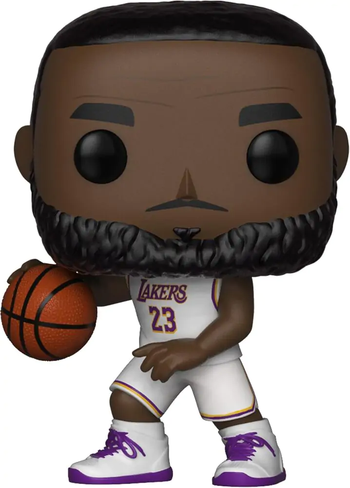 NBA POP! Sports Vinyl Figure LeBron James White Uniform (Lakers) 9 cm termékfotó