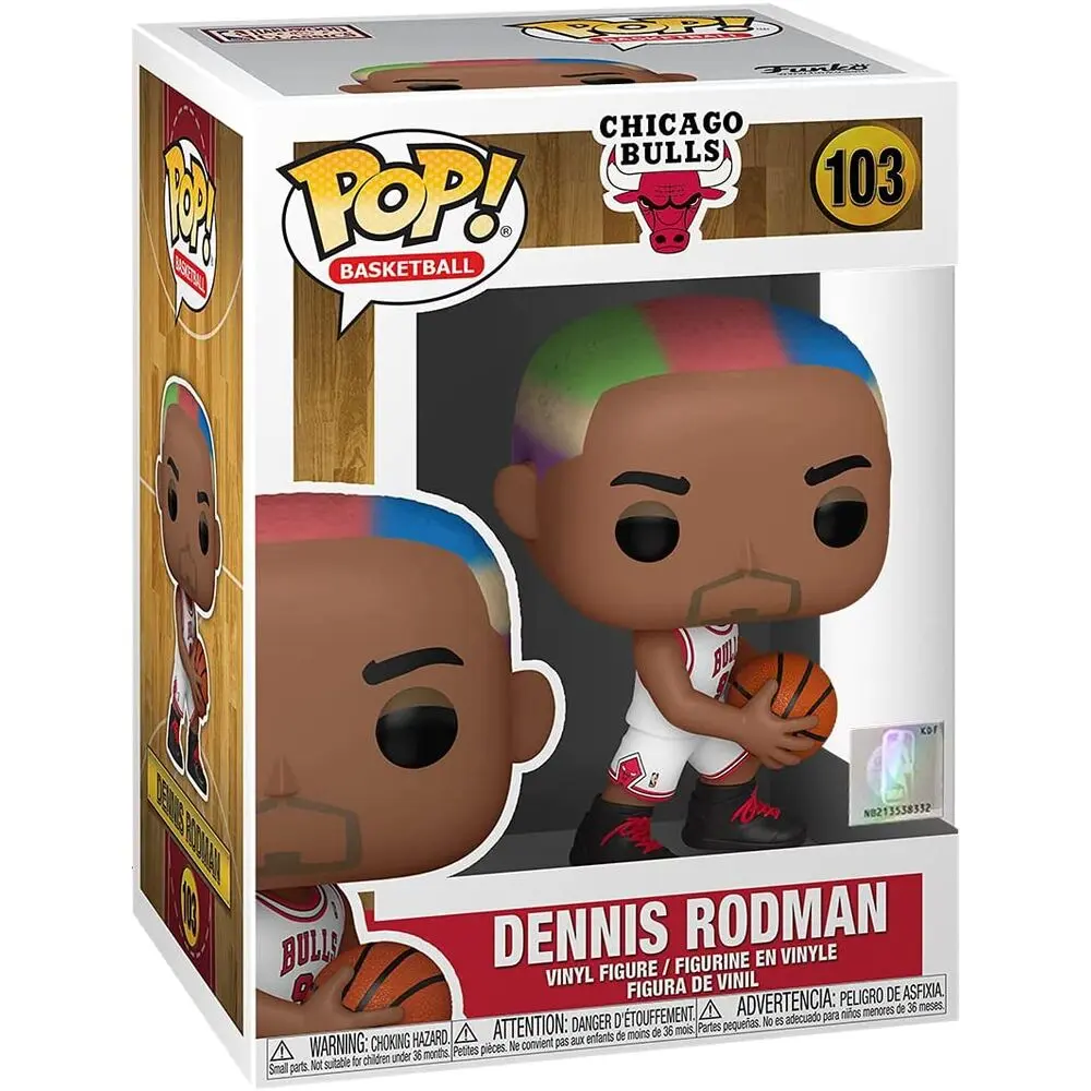 NBA Legends POP! Sports Vinyl Figure Dennis Rodman (Bulls Home) 9 cm termékfotó