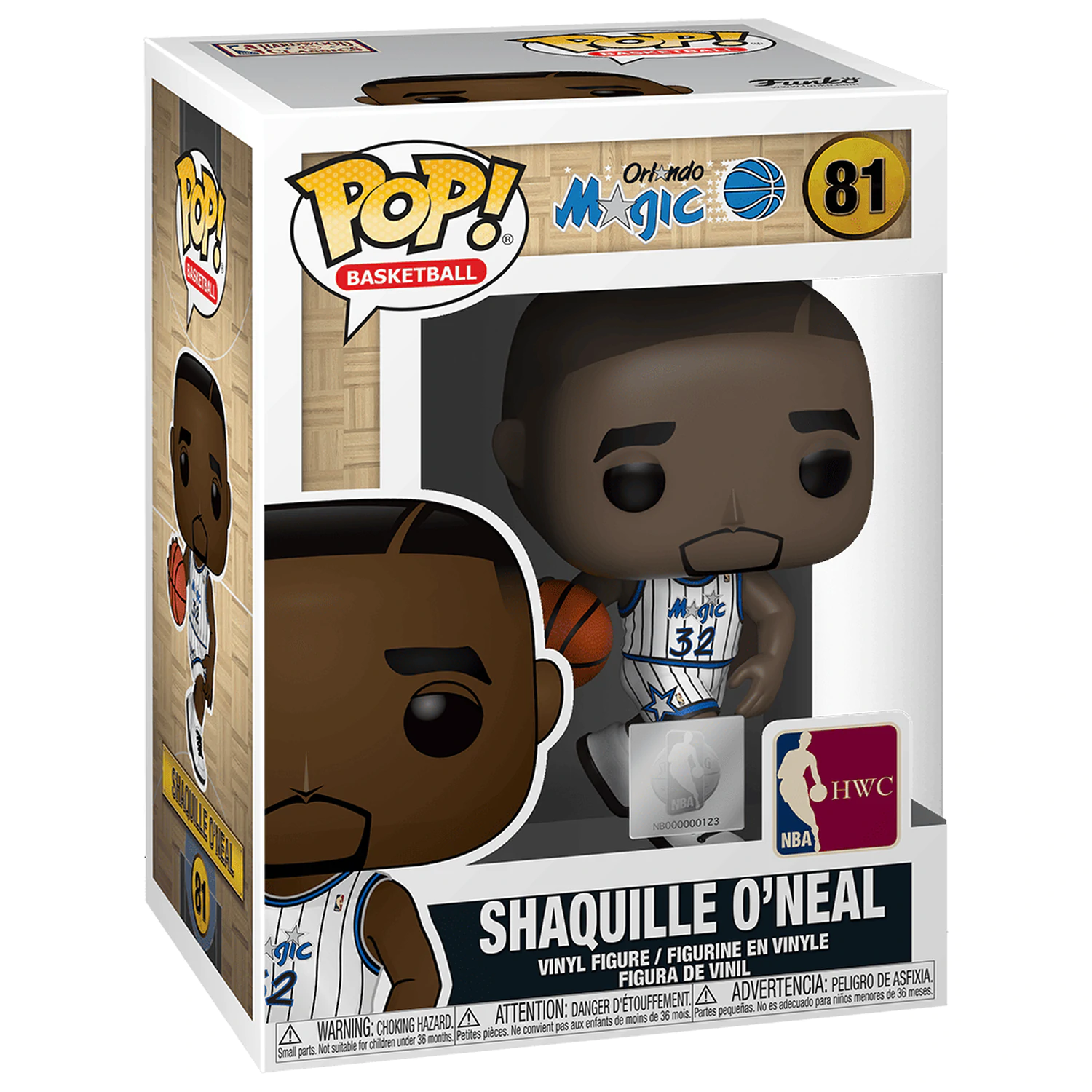 NBA Legends POP! Sports Vinyl Figure Shaquille O'Neal (Magic home) 9 cm product photo
