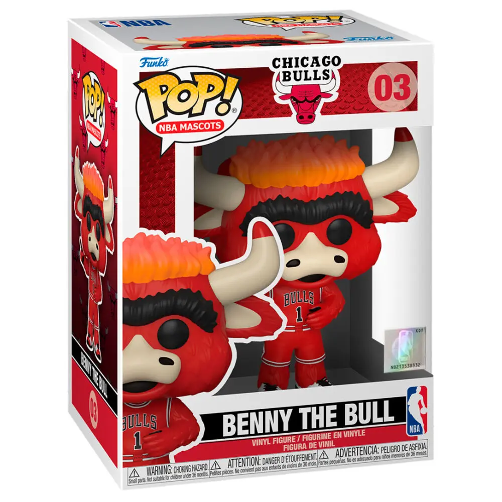 NBA Mascots POP! Sports Vinyl Figure Chicago - Benny the Bull 9 cm product photo