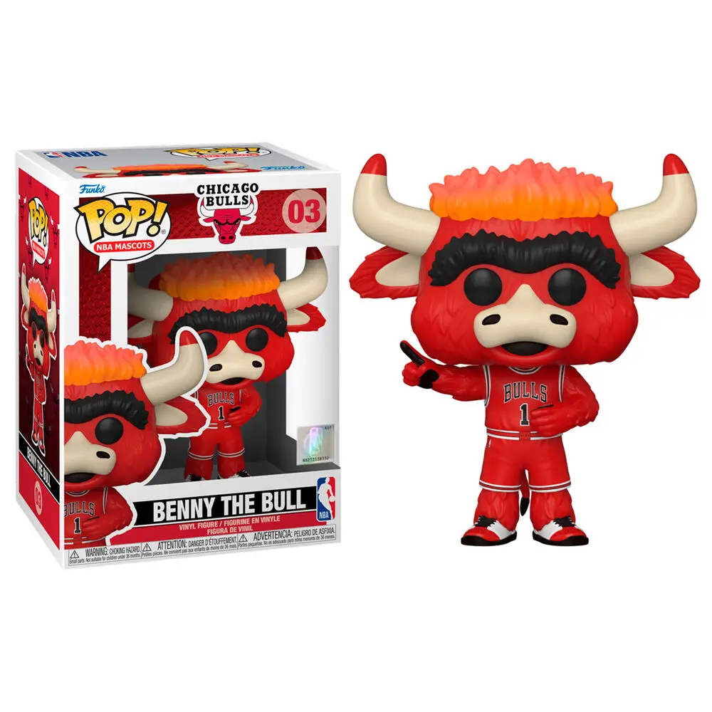 NBA Mascots POP! Sports Vinyl Figure Chicago - Benny the Bull 9 cm product photo