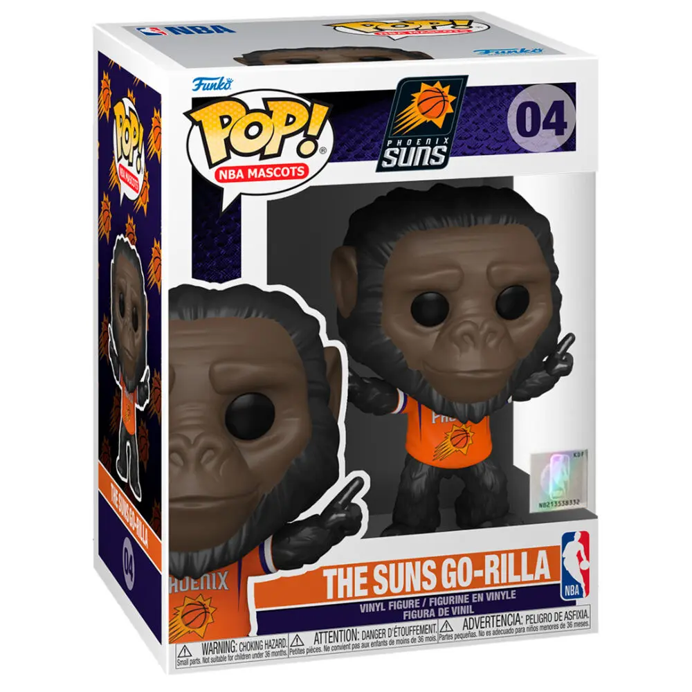NBA Mascots POP! Sports Vinyl Figure Phoenix - Go-Rilla the Gorilla 9 cm product photo